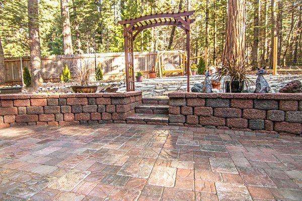 Backyard Hardscape  "Working with Danny and his guys was a positive experience. They took what was a yard full of dirt and transformed it!