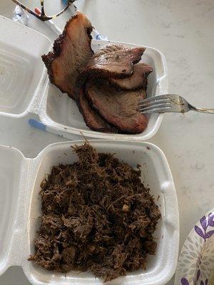 Barbacoa and moist brisket