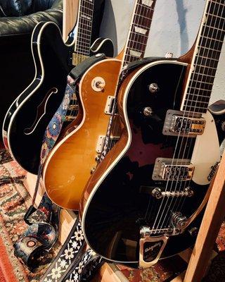 Sheraton II / Gibson Les Paul / Gretsch Duo Jet