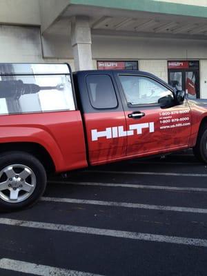 A hilti truck!!!