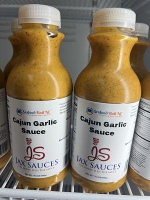 Cajun Garlic Sauce, mild but flavorful, adds a taste of New Orleans to any dish!