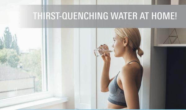 Does the water coming out of your tap at home not taste as refreshing as you would hope?