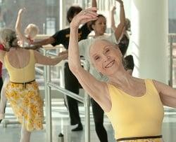 Ballet Barre for adults all ages at the Coronado High School studio of the Coronado Adult School.