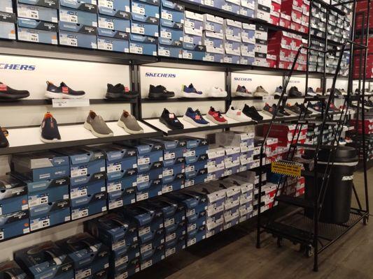 Very organized and easy to find your perfect Sketcher shoe. Fun shopping at its best !!