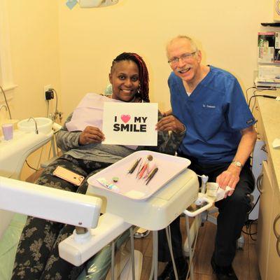 We love making our patients smile!