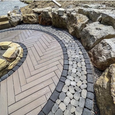 Hardscape patios, fire pits and walls