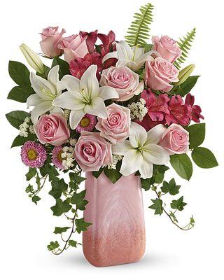 The Pink n' Peach Paradise Bouquet For Mother's Day