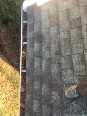 Gutter cleaning (before pic)