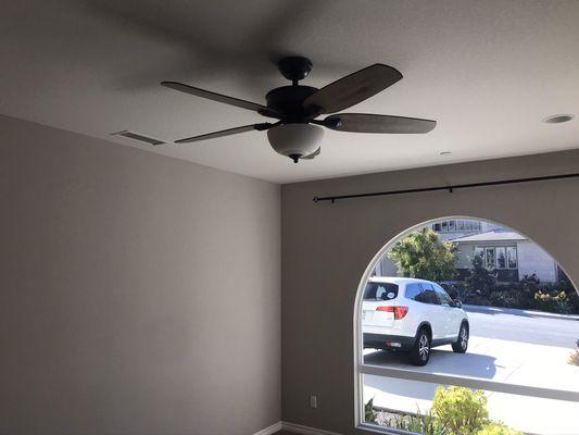 New ceiling fan