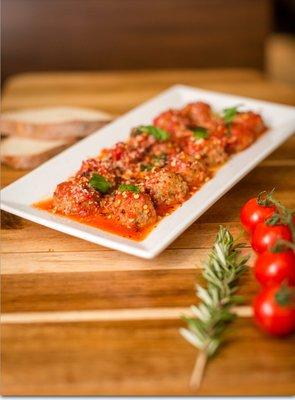 The Spicy Meatball appetizer