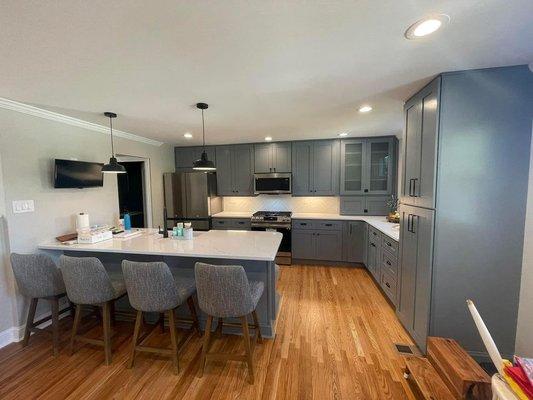 Full kitchen renovation in Northeast Philadelphia performed in 2022