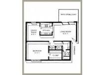 One bed / One bath 780 Sq. ft.