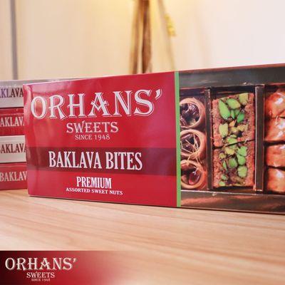 Made with top quality ingredients! ORHANS BAKLAVA