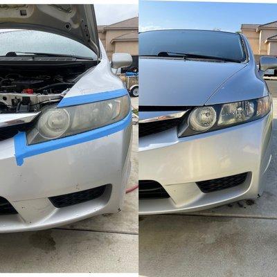 Headlight restoration available!