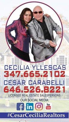 #CesarCeciliaRealtors Serving 16yrs to Many Families in Queens, Brooklyn,  Long Island, New York