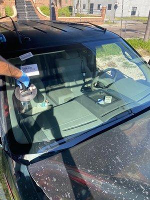 New Windshield installation