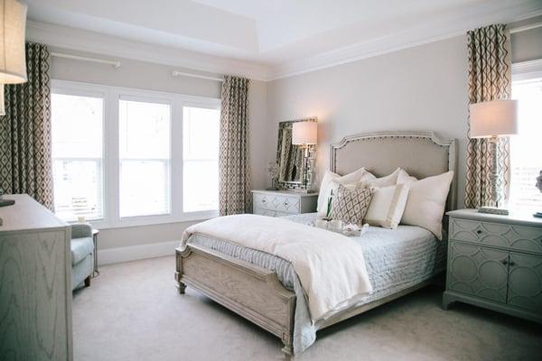 Master Bedroom in one of our Dogwood cottages