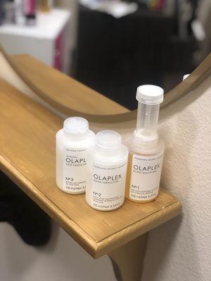 Olaplex treatments available