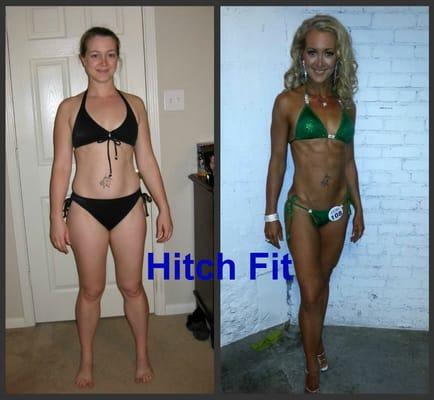 Linda is a Hitch Fit Online Client from Texas, a mother of 2 who got in Bikini Model shape and competed with the WBFF!