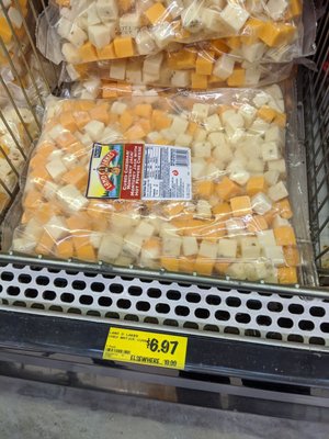 5 pound bag of cheese cubes