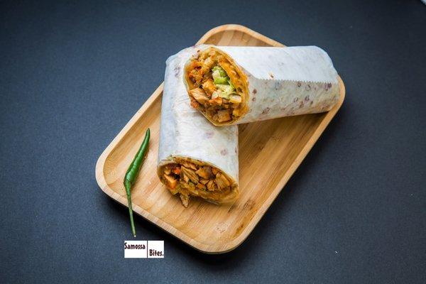 CHICKEN TIKKA KATHI ROLLS  - A Indian Version Of Wrap