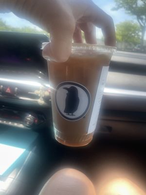 This was the "regular" iced coffee