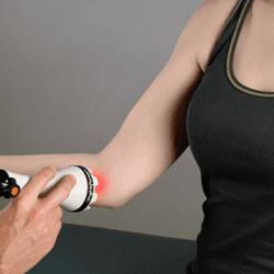 Class 4 laser therapy for elbow pain