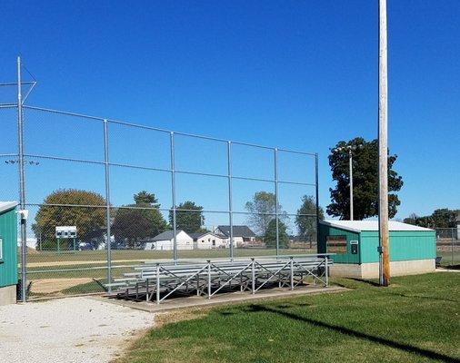 one of the baseball fields at the park