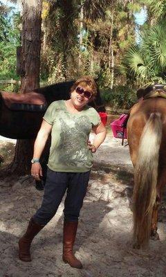 heres the owner..shes never a horses ass!!we love her..