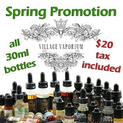 ALL 30ML EJUICES ARE $20 ONLY @VILLAGEVAPORIUM