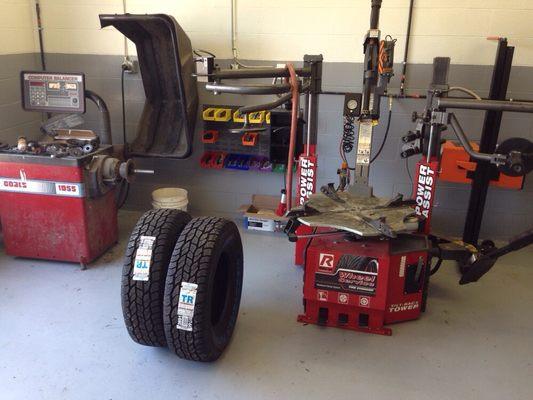 We have a full service bay for all your tire, oil change and general service needs.