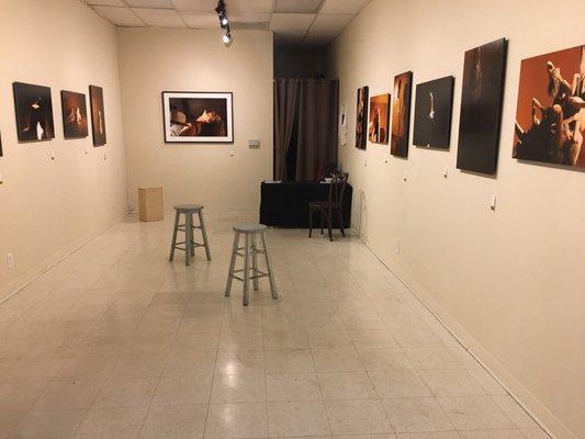 The main gallery also doubles as a photo studio! The large open space is easily transformed into a multitude of vignettes.