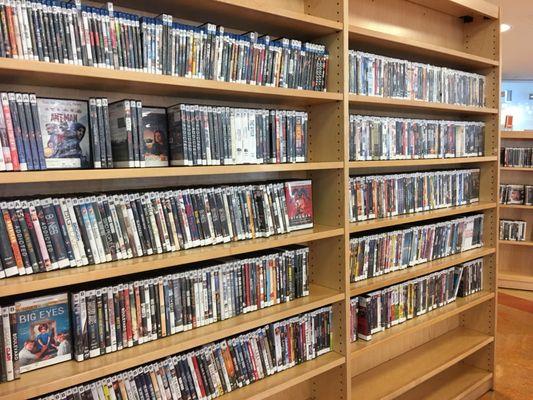 DVD section.