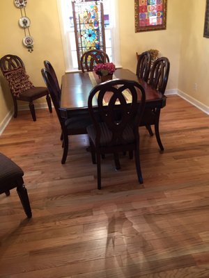 Open grain oak flooring installed by Carpet One. Springfield il