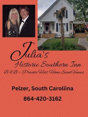 Julias Historic Southern Inn and Events Venue