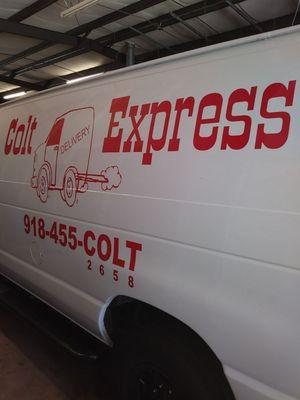 Newly added customer! Maintaining this company's fleet of vehicles. Colt Express, check them out, amazing people and great service!