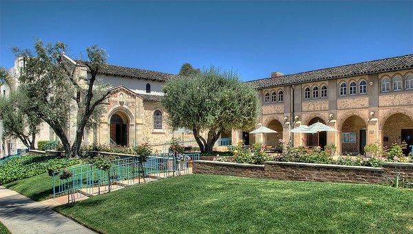 Our church from the front. St. Alban's Westwood. All are welcome here. Photo: © Douglas S. Santo, all rights reserved.