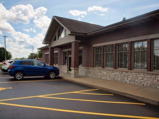 After entering the building, our orthodontic office is the first door on your right.