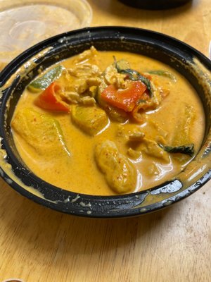 Chicken pumpkin curry. Crave this all the time!