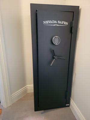 Nevada Safe's NS-13 model being installed