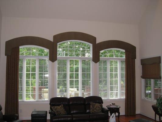 Custom window treatments