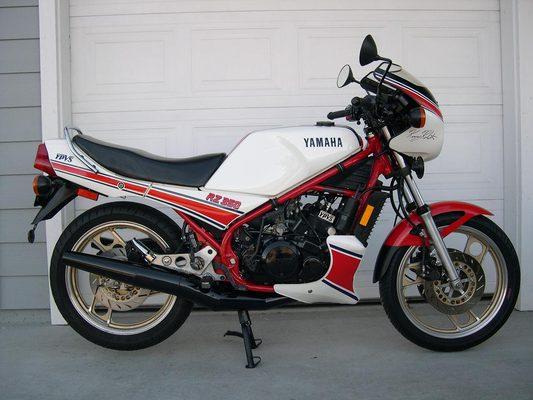 Original 1985 1/2 RZ350NC II. This is a rare CA only model released halfway through the year as Yamaha could not meet EPA 1986 Regulations.