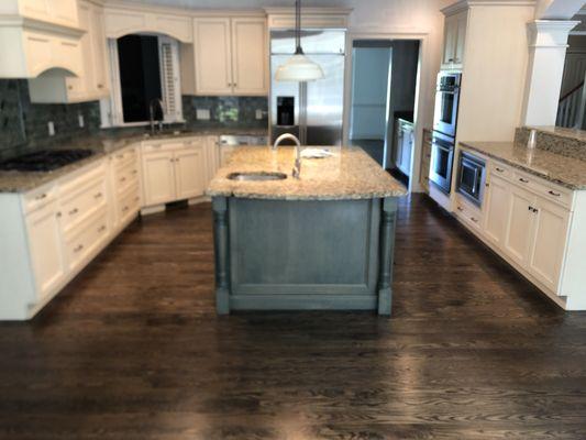 Jacobean stain red oak