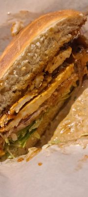 BBQ Chicken Cheddar Specialty Sandwich Absolutely a must try