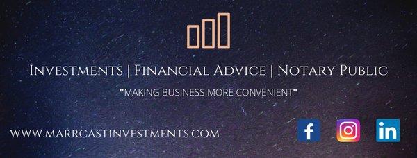 Investments | Financial Advice | Notary Public