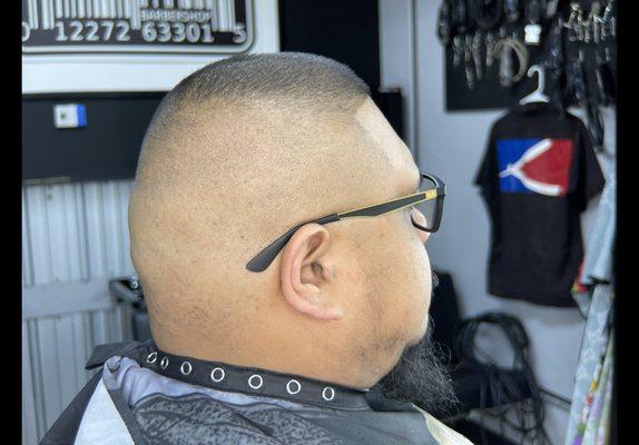 Mid Bald Fade