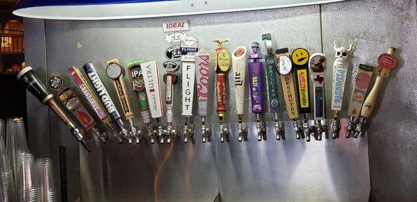 Beer on tap!