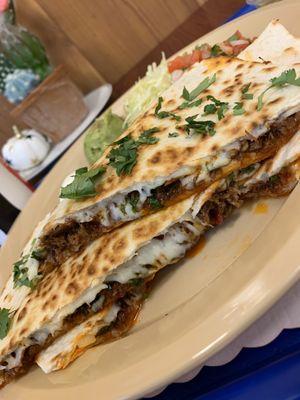 Barbacoa quesadilla