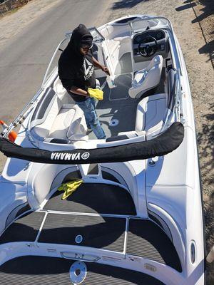 Boat wash and wax