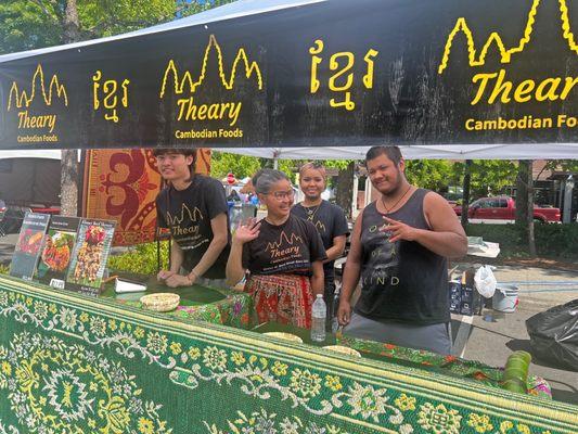 Theary Cambodian Foods Booth!!!